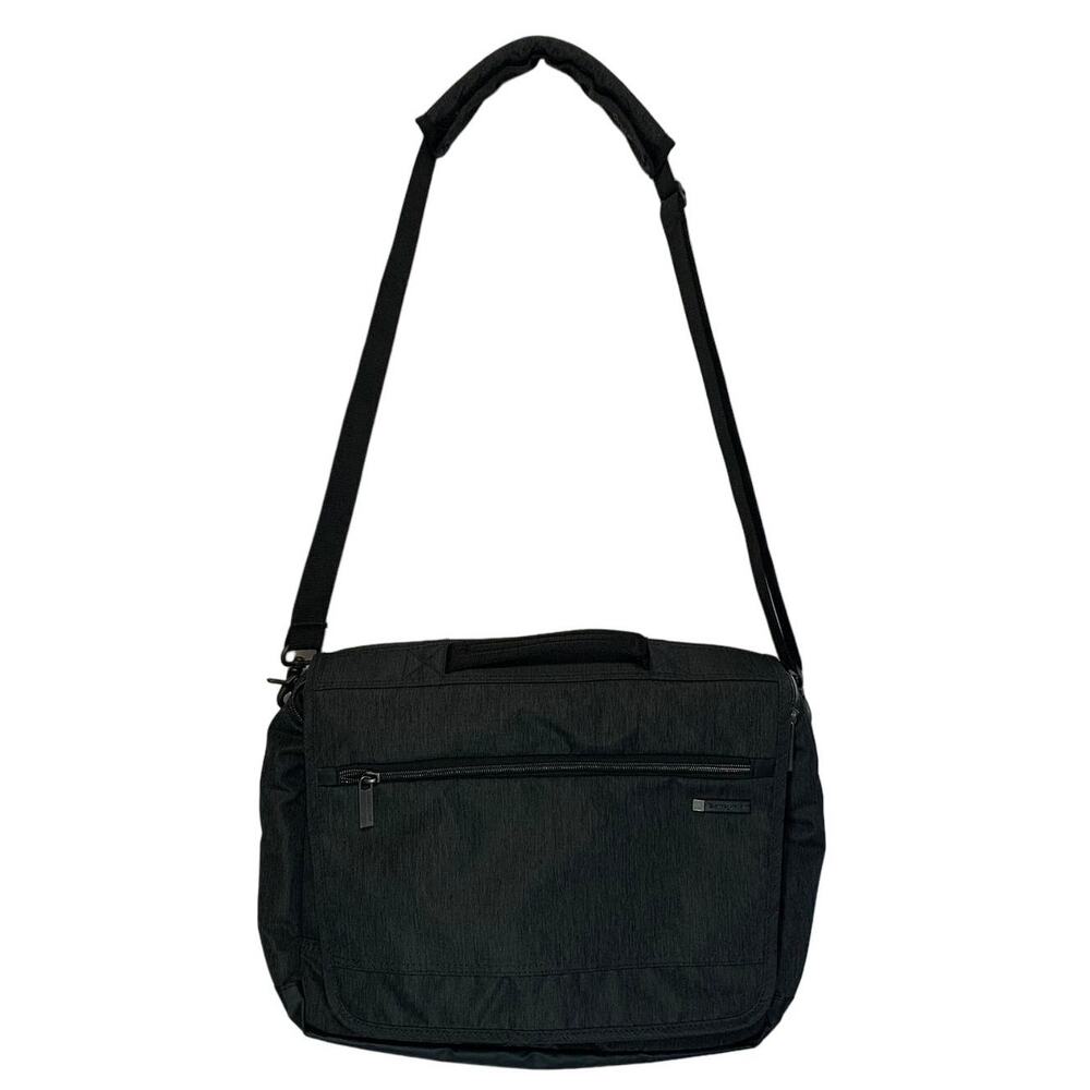Samsonite Modern Utility Messenger Laptop Carryall Bag Large Gray Adjustable
